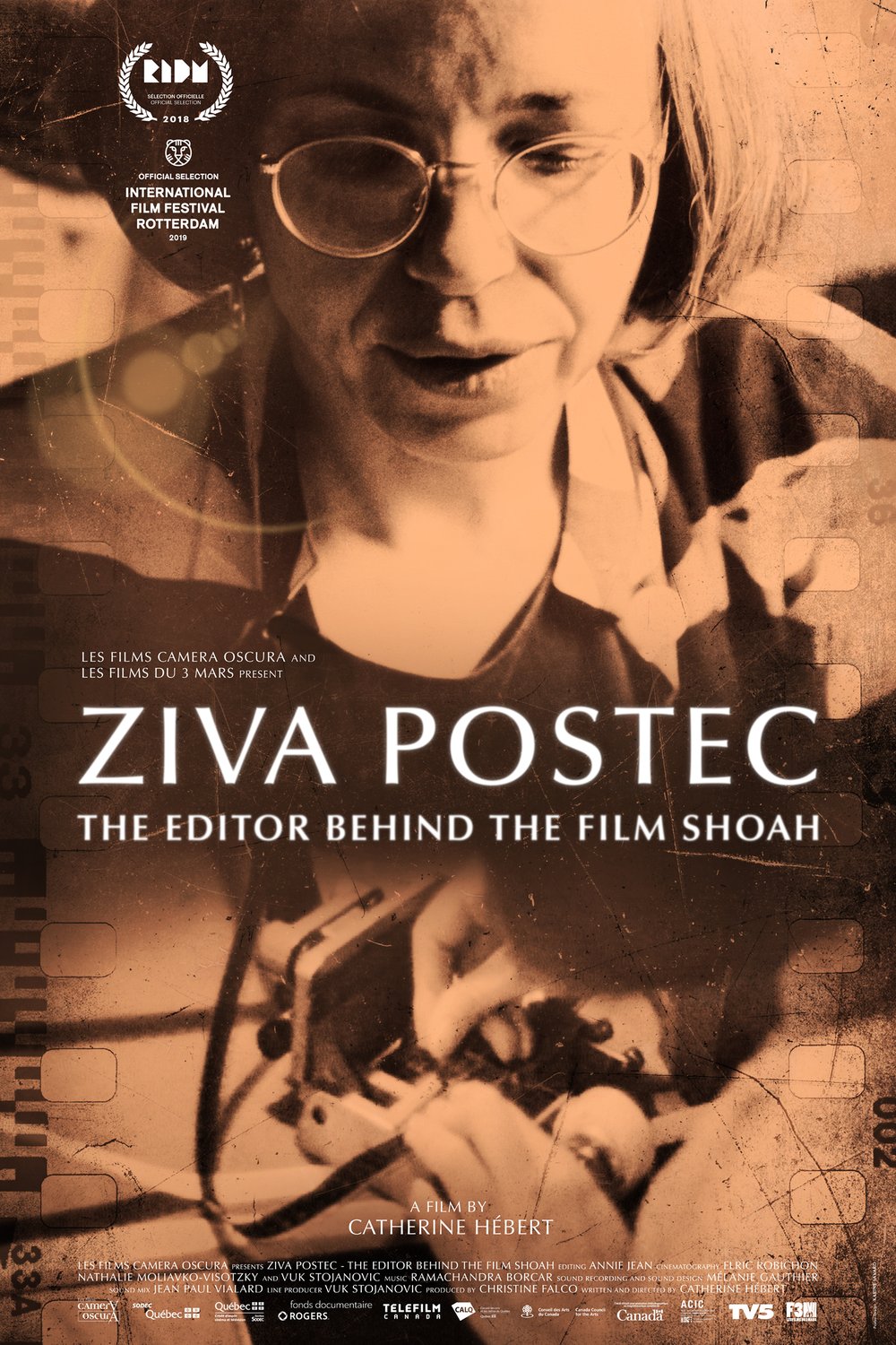 L'affiche du film Ziva Postec. the editor behind the film Shoah