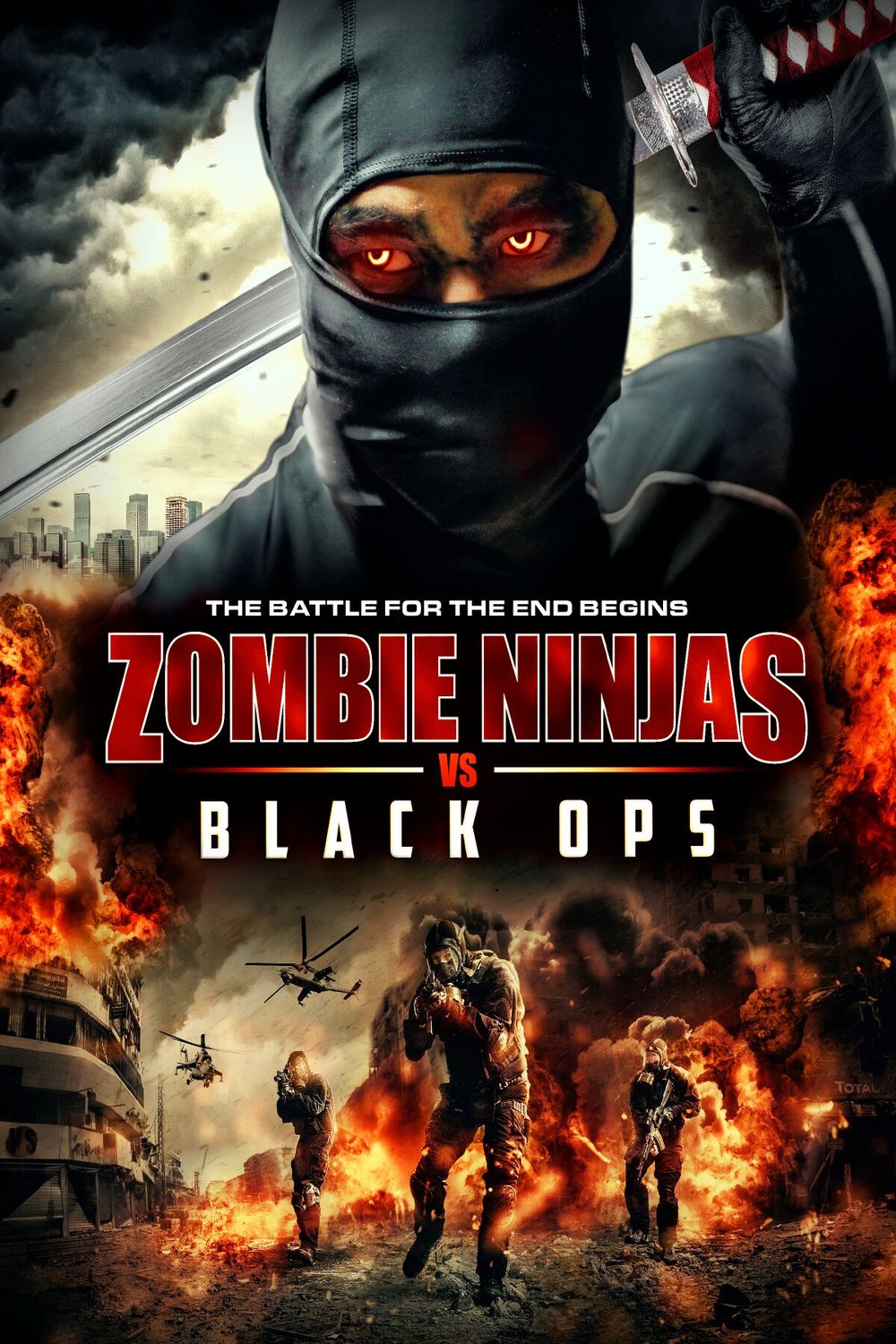 L'affiche du film Zombie Ninjas vs Black Ops