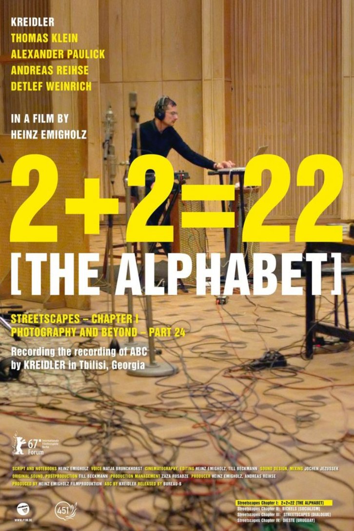 German poster of the movie 2+2=22: The Alphabet