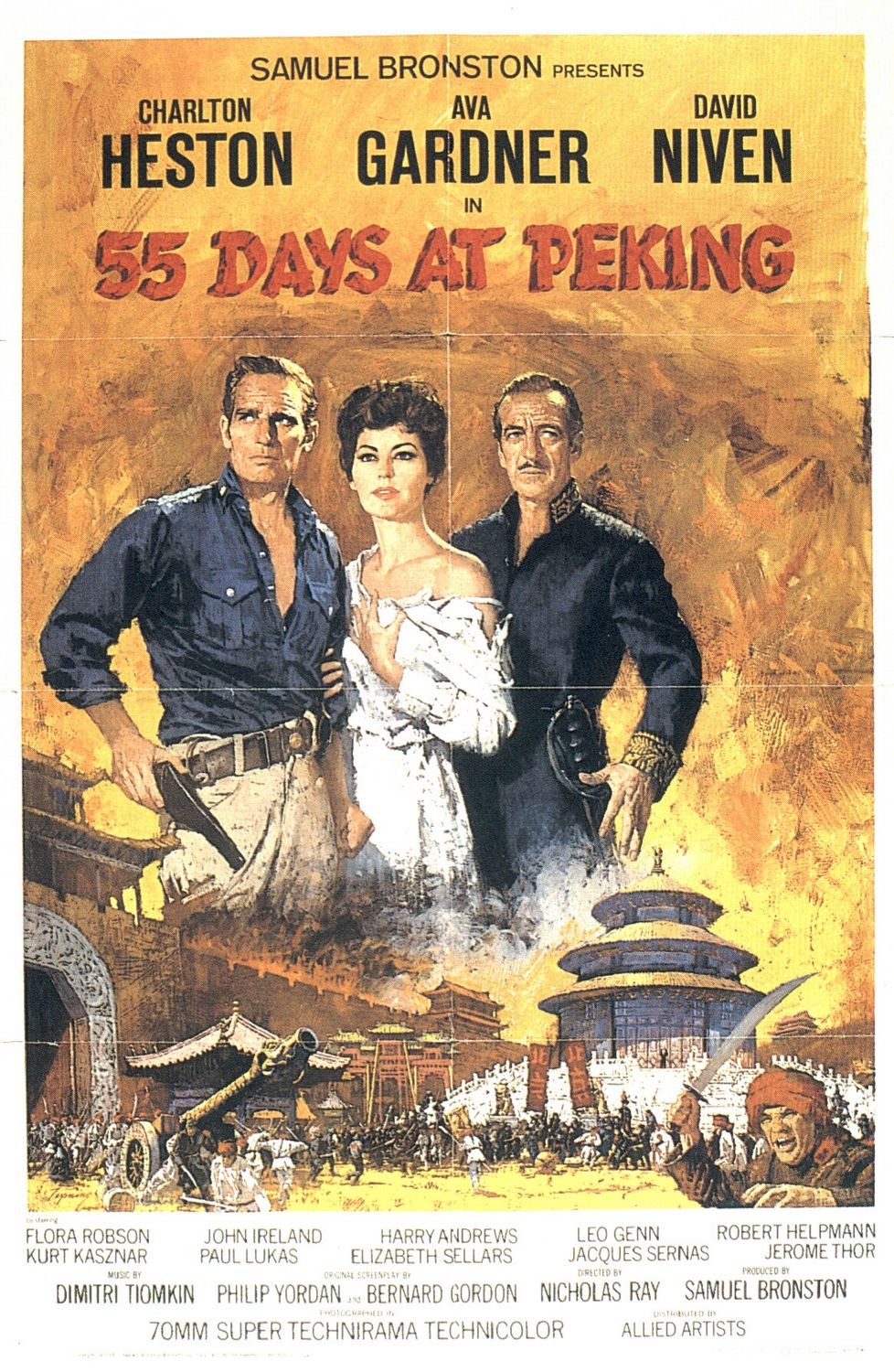 L'affiche du film 55 Days at Peking