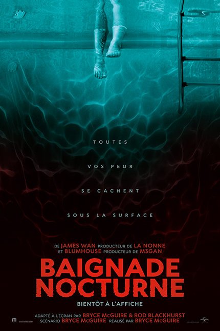 L'affiche du film Baignade nocturne