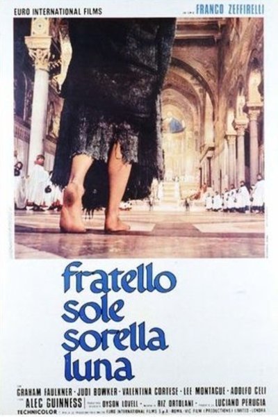 L'affiche originale du film Fratello sole, sorella luna en anglais