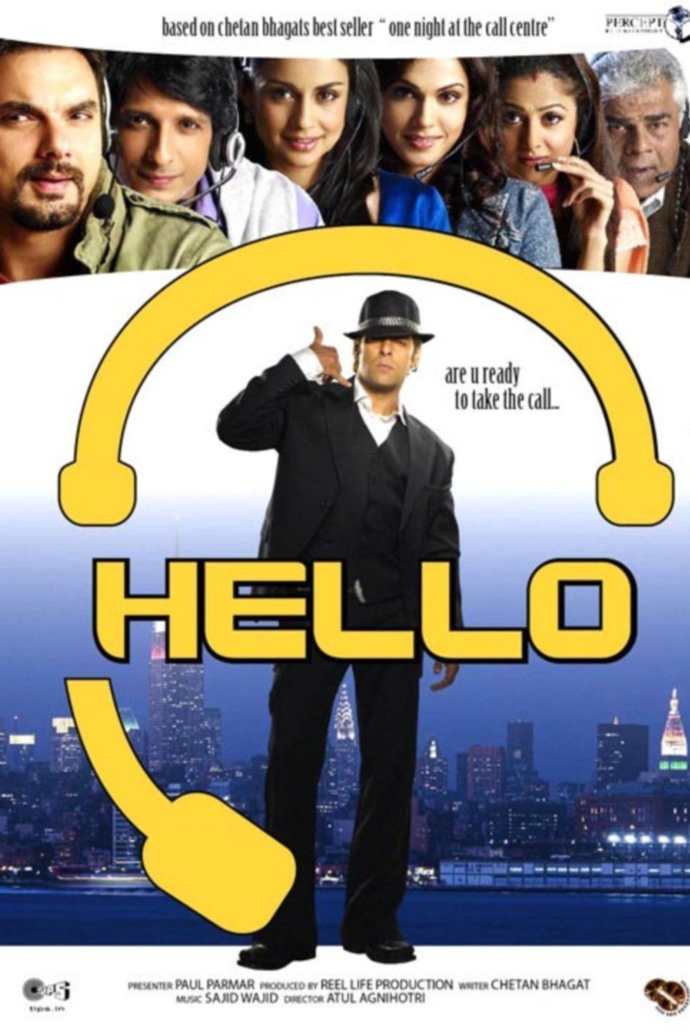 L'affiche originale du film Hello en Hindi