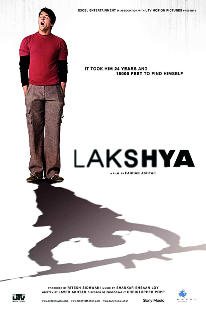 Hindi poster of the movie Lakshya