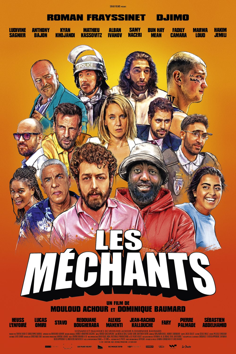 L'affiche du film Les méchants