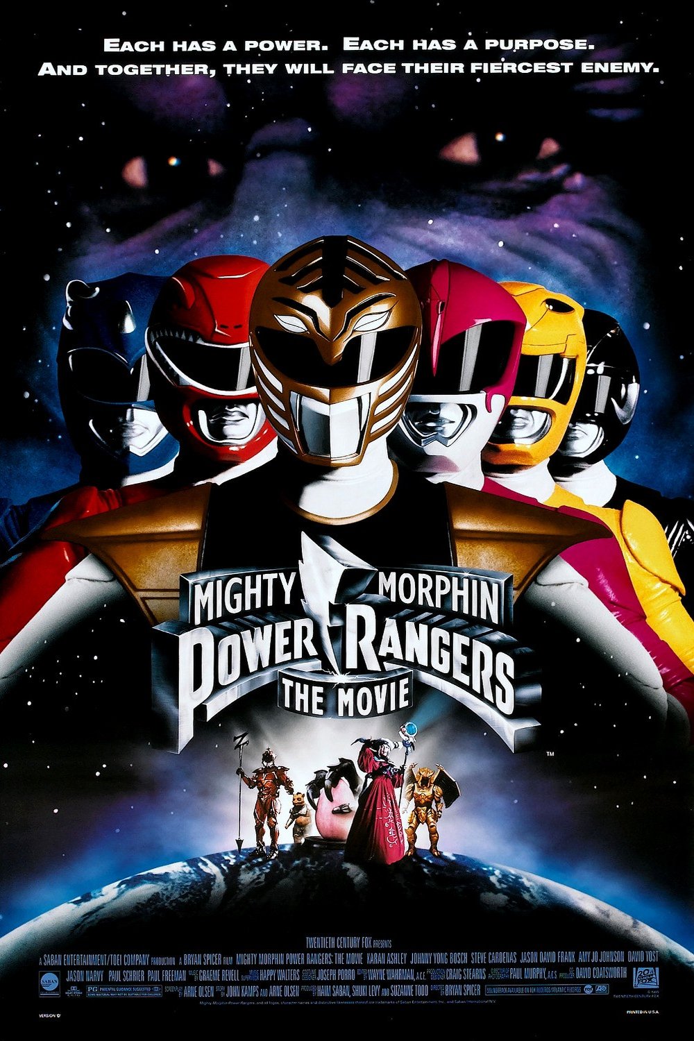 Poster of the movie Mighty Morphin Power Rangers: The Movie