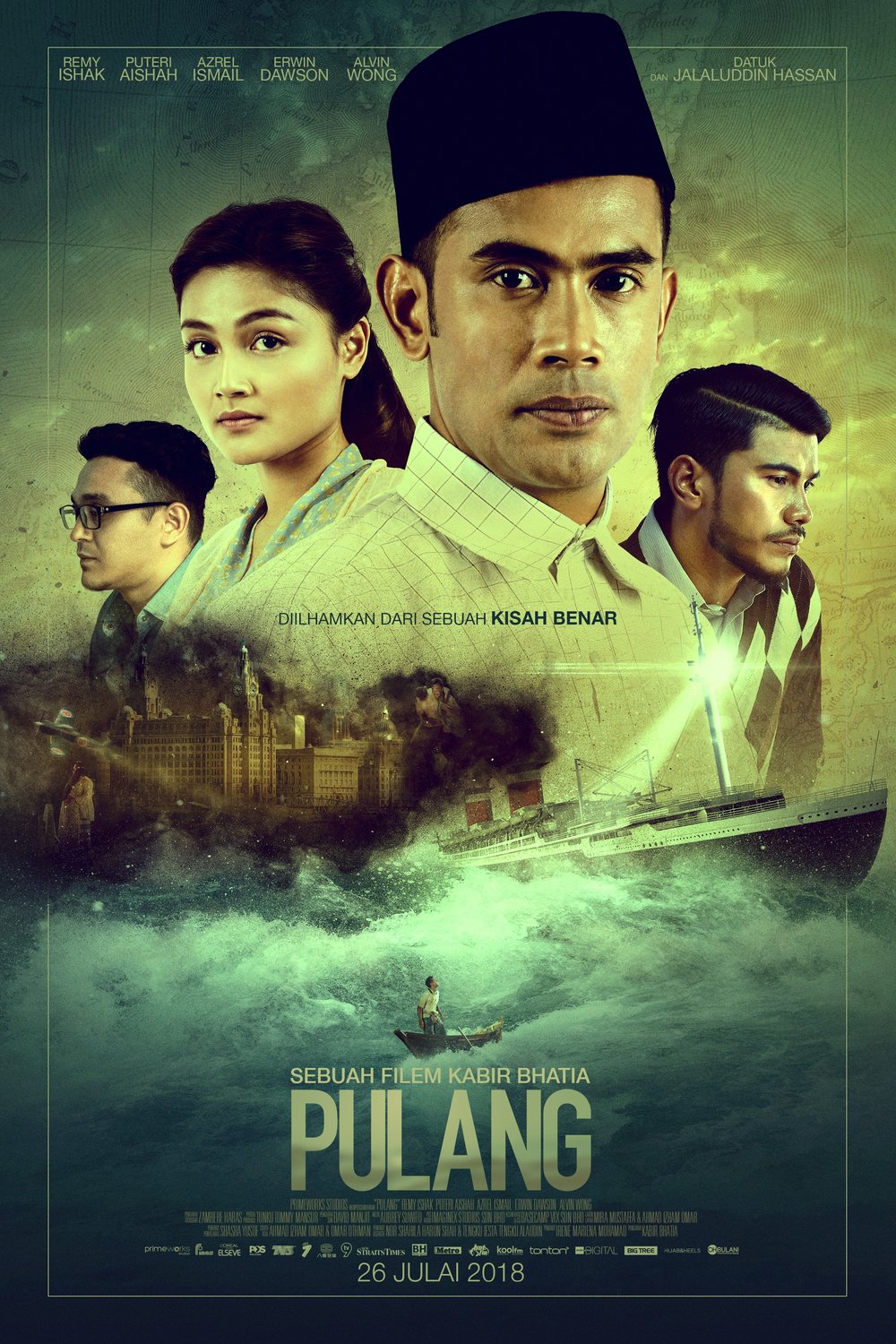 L'affiche originale du film Pulang en Malais