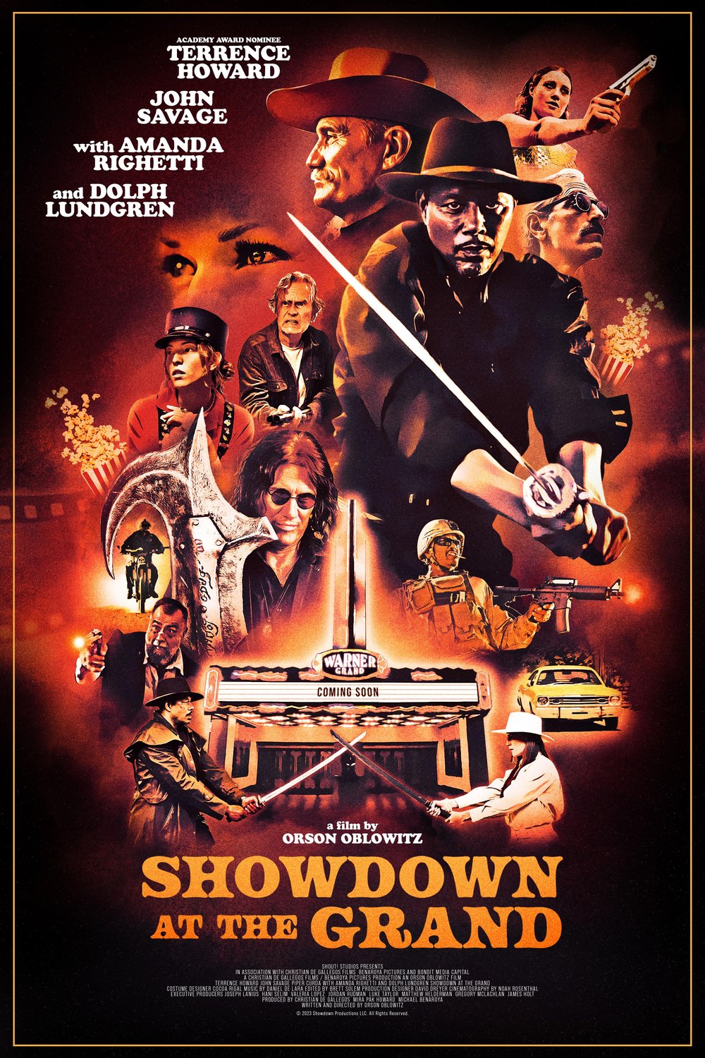 L'affiche du film Showdown at the Grand