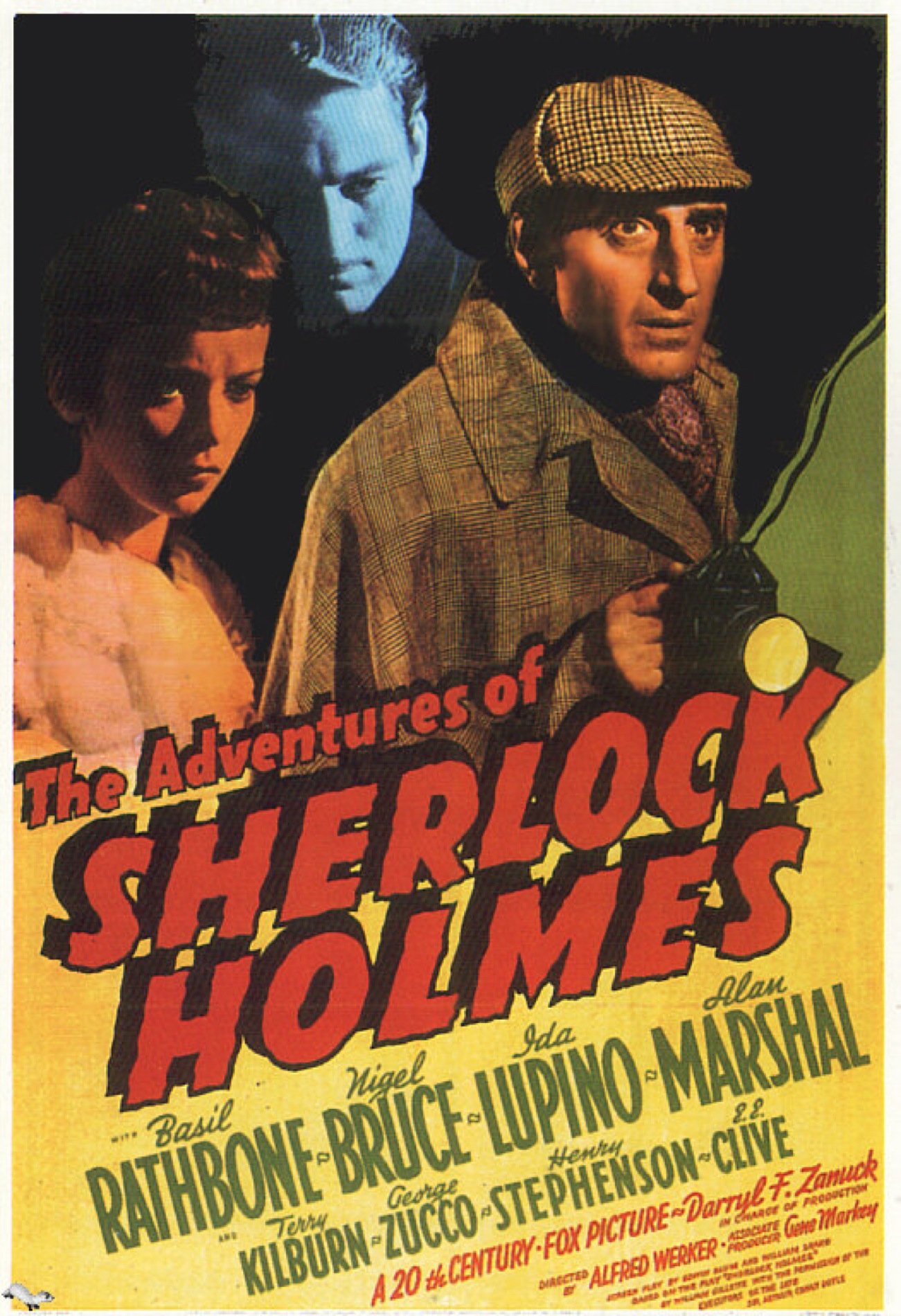 L'affiche du film The Adventures of Sherlock Holmes