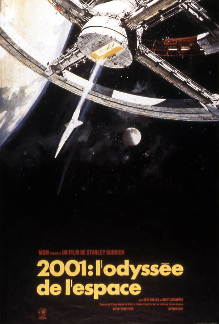 L'affiche du film 2001: L'Odyssée de l'espace