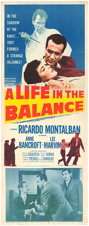 L'affiche du film A Life in the Balance