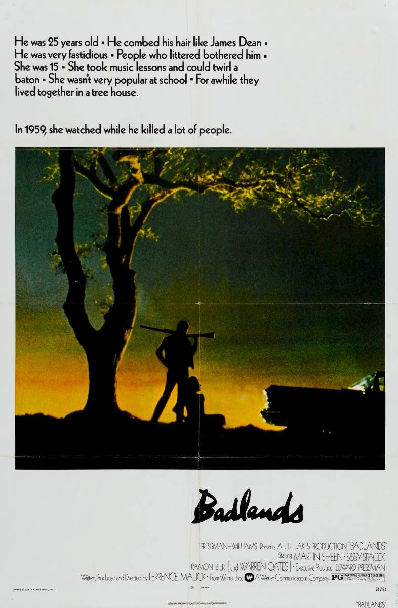 L'affiche du film Badlands