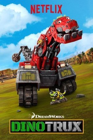 L'affiche originale du film Dinotrux en anglais
