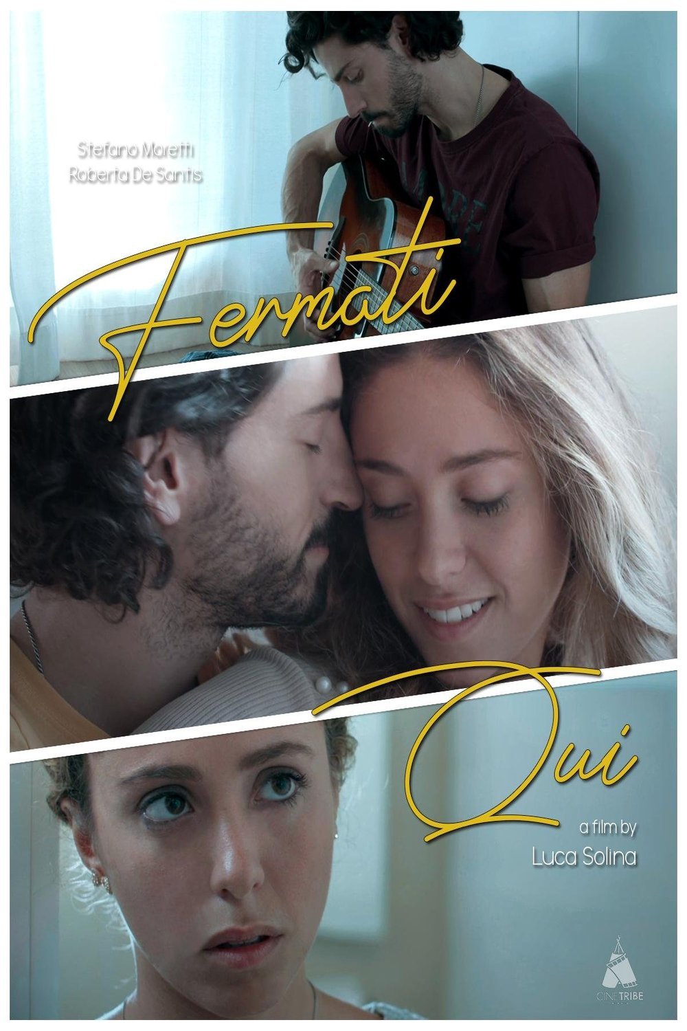 Italian poster of the movie Fermati qui
