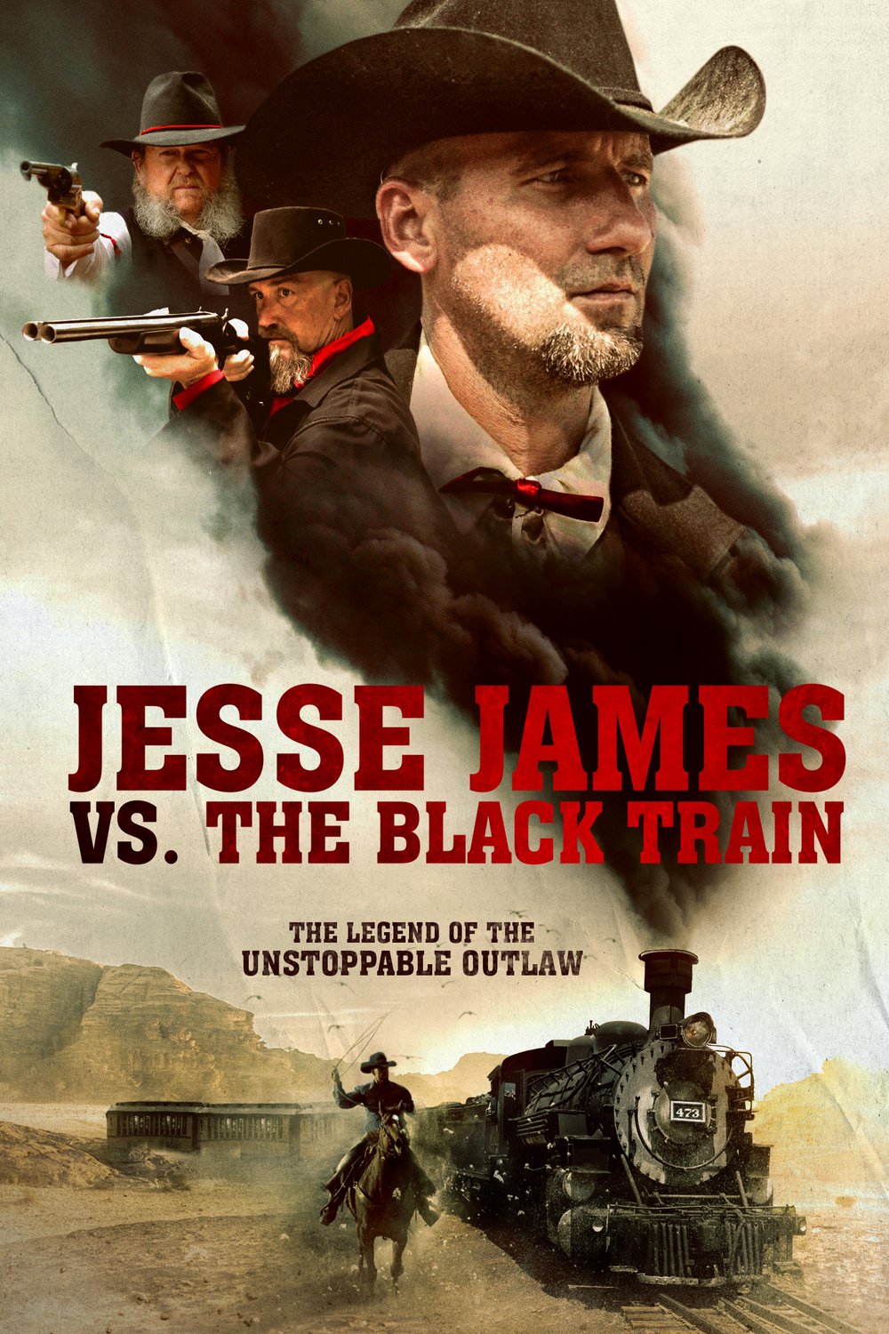 L'affiche du film Jesse James vs. The Black Train