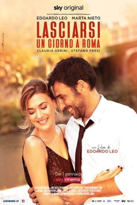 L'affiche originale du film Lasciarsi un giorno a Roma en italien