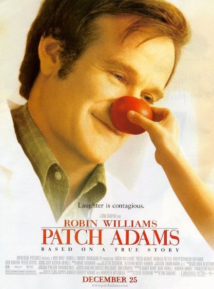 L'affiche du film Patch Adams v.f.