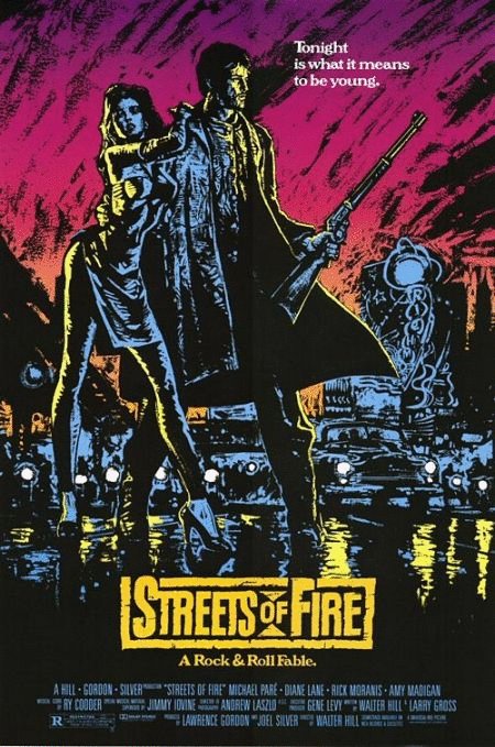 L'affiche du film Streets of Fire