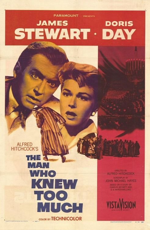 L'affiche du film The Man Who Knew Too Much