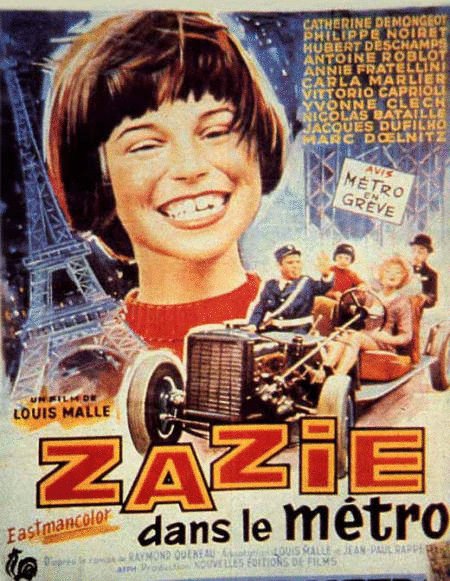 L'affiche du film Zazie dans le métro