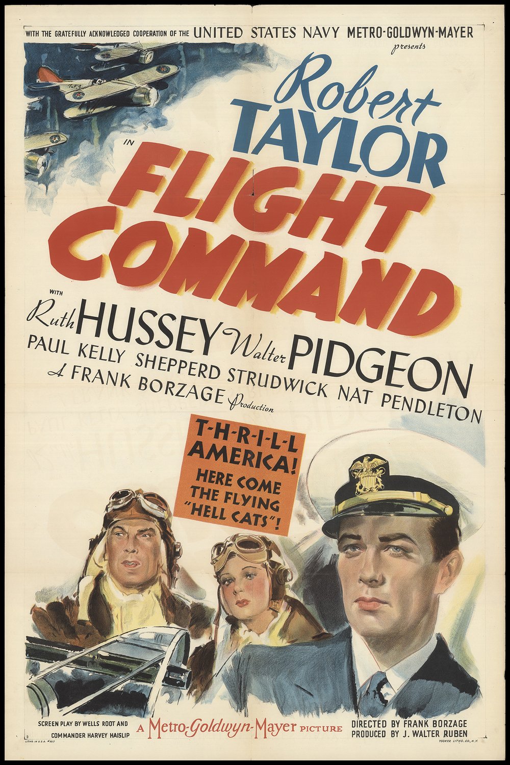 L'affiche du film Flight Command