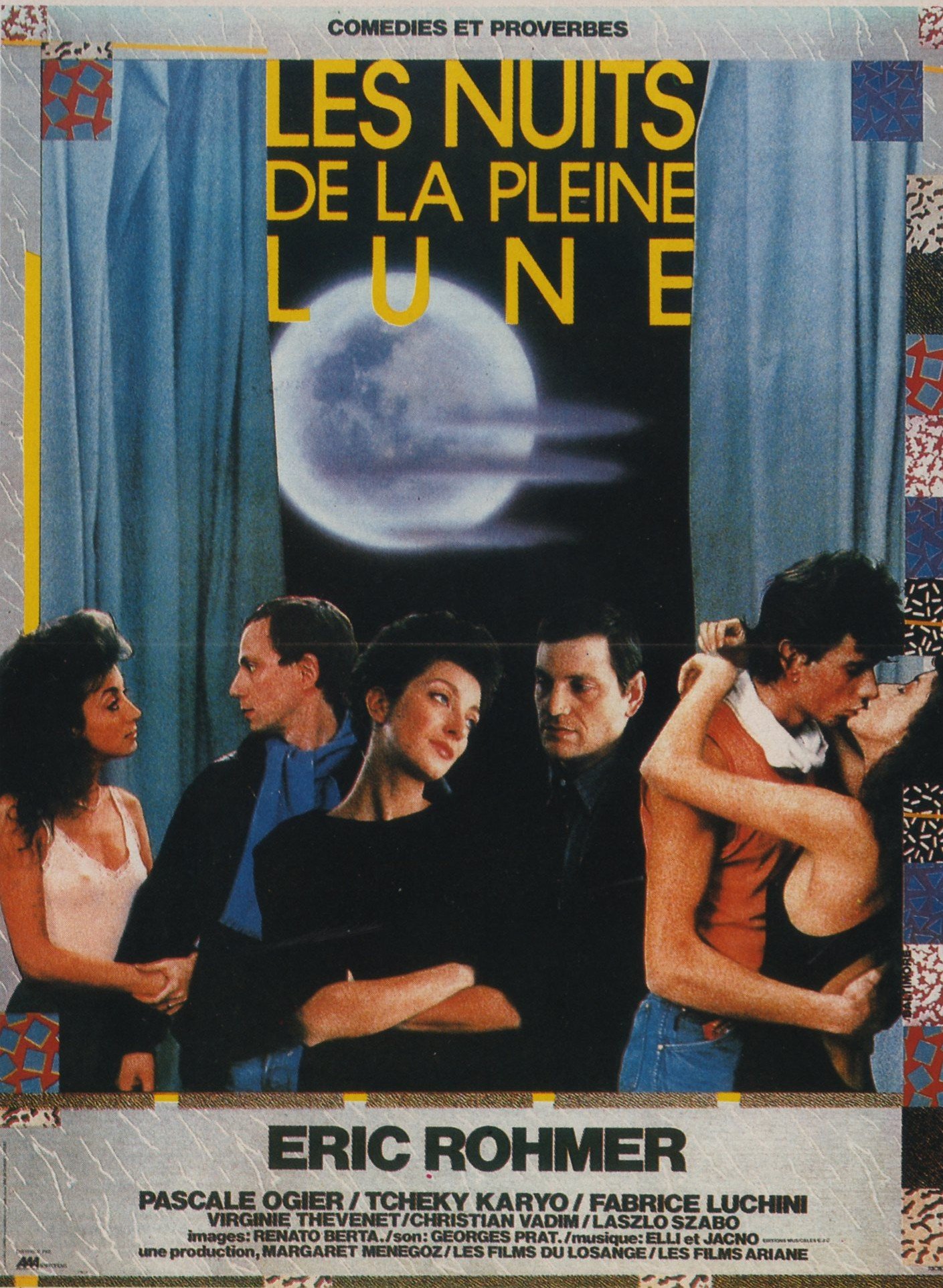 L'affiche du film Les Nuits de la pleine lune