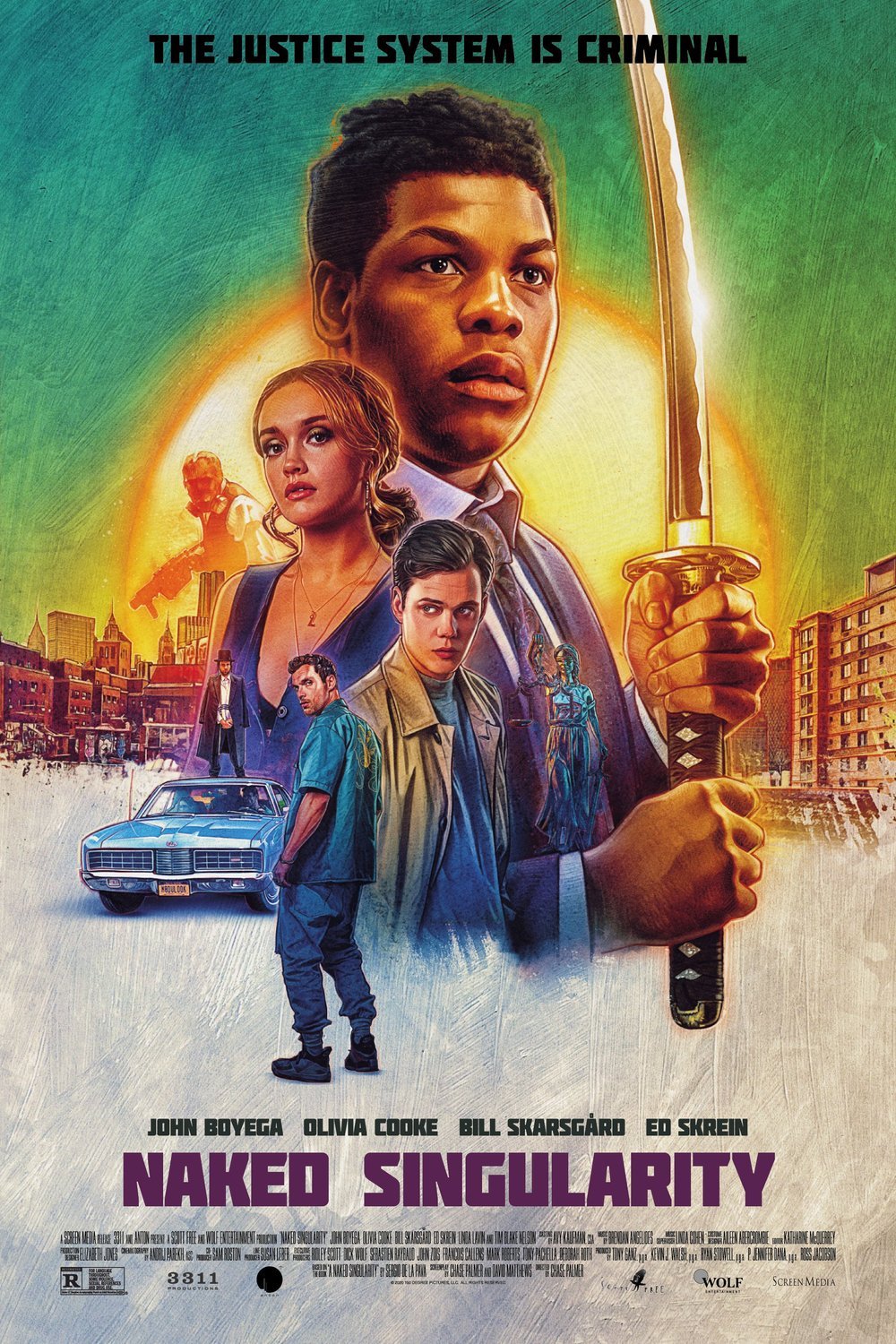 L'affiche du film Naked Singularity [2021]