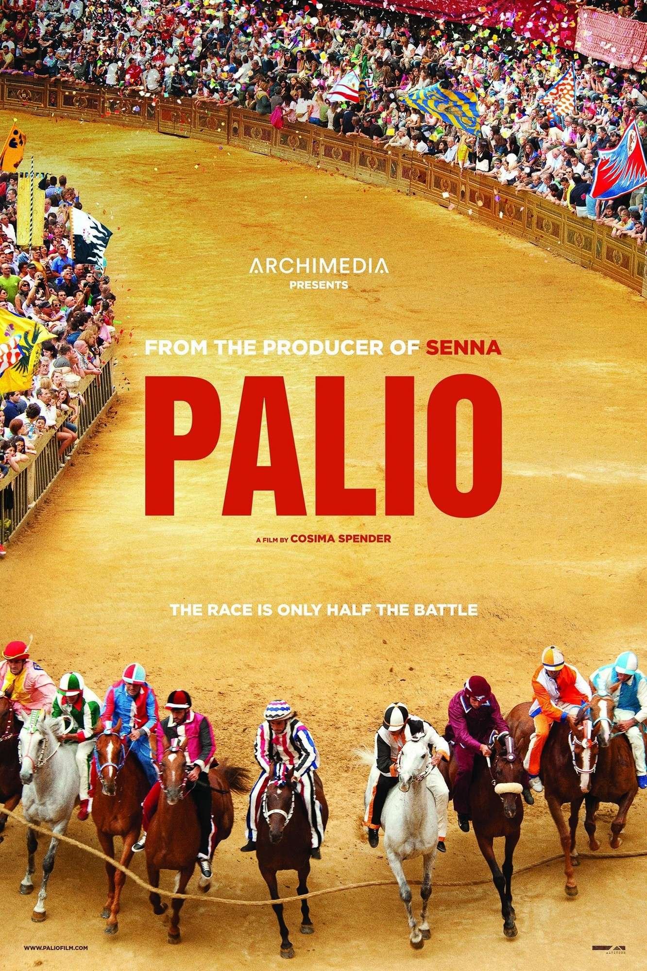 Italian poster of the movie Palio