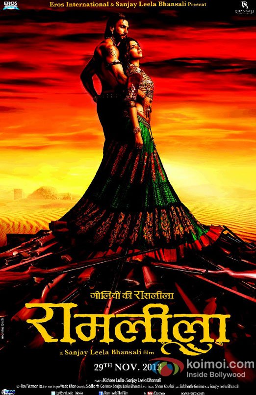 L'affiche du film Ram-Leela