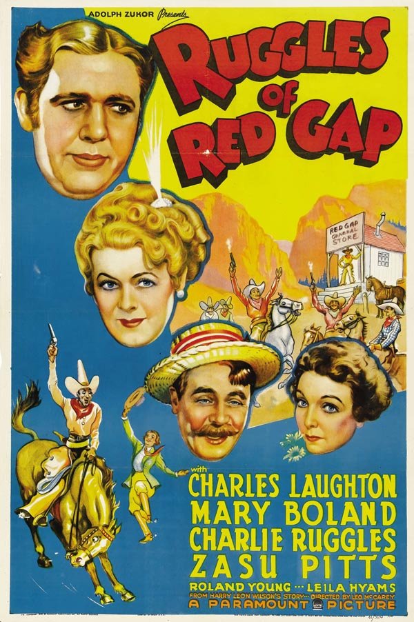 L'affiche du film Ruggles of Red Gap