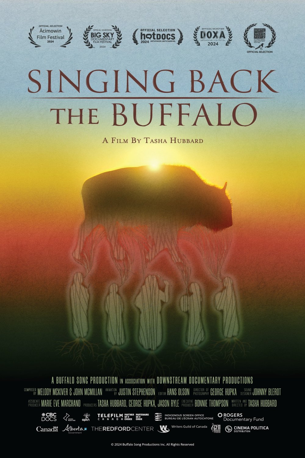 Poster of the movie Singing Back the Buffalo [2024]