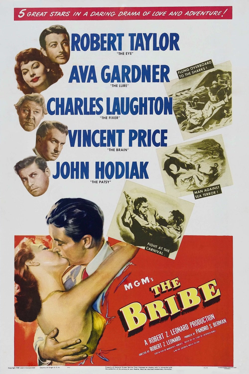 Poster of the movie The Bribe [1949]
