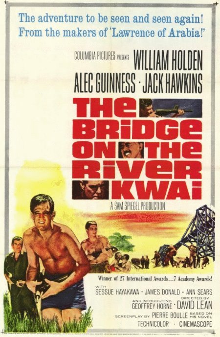 L'affiche du film The Bridge on the River Kwai