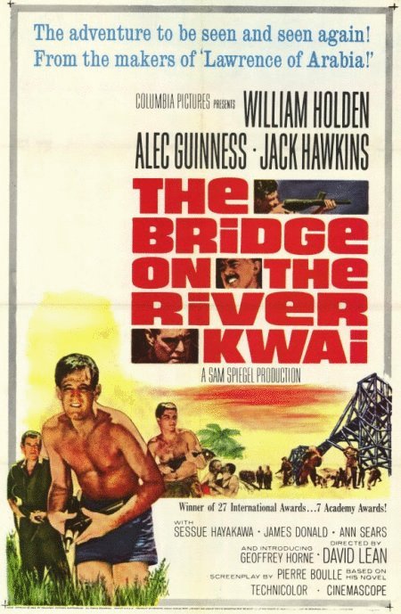 L'affiche du film The Bridge on the River Kwai