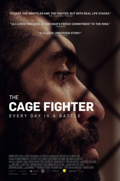 L'affiche du film The Cage Fighter