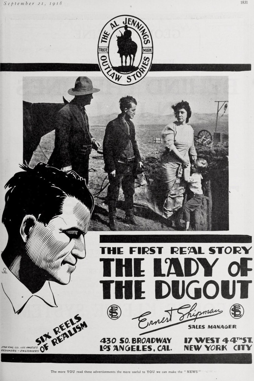 L'affiche du film The Lady of the Dugout