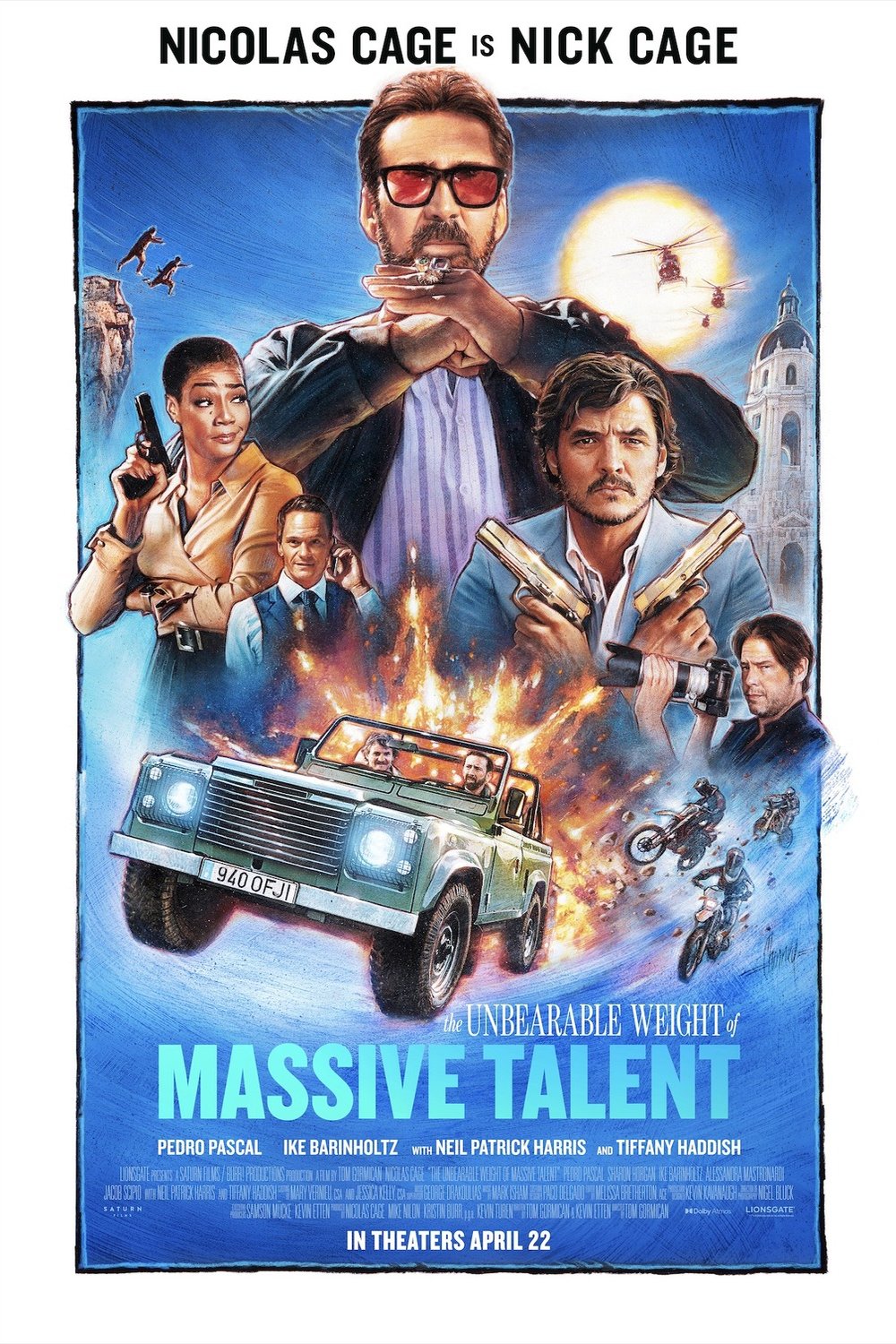L'affiche du film The Unbearable Weight of Massive Talent [2021]