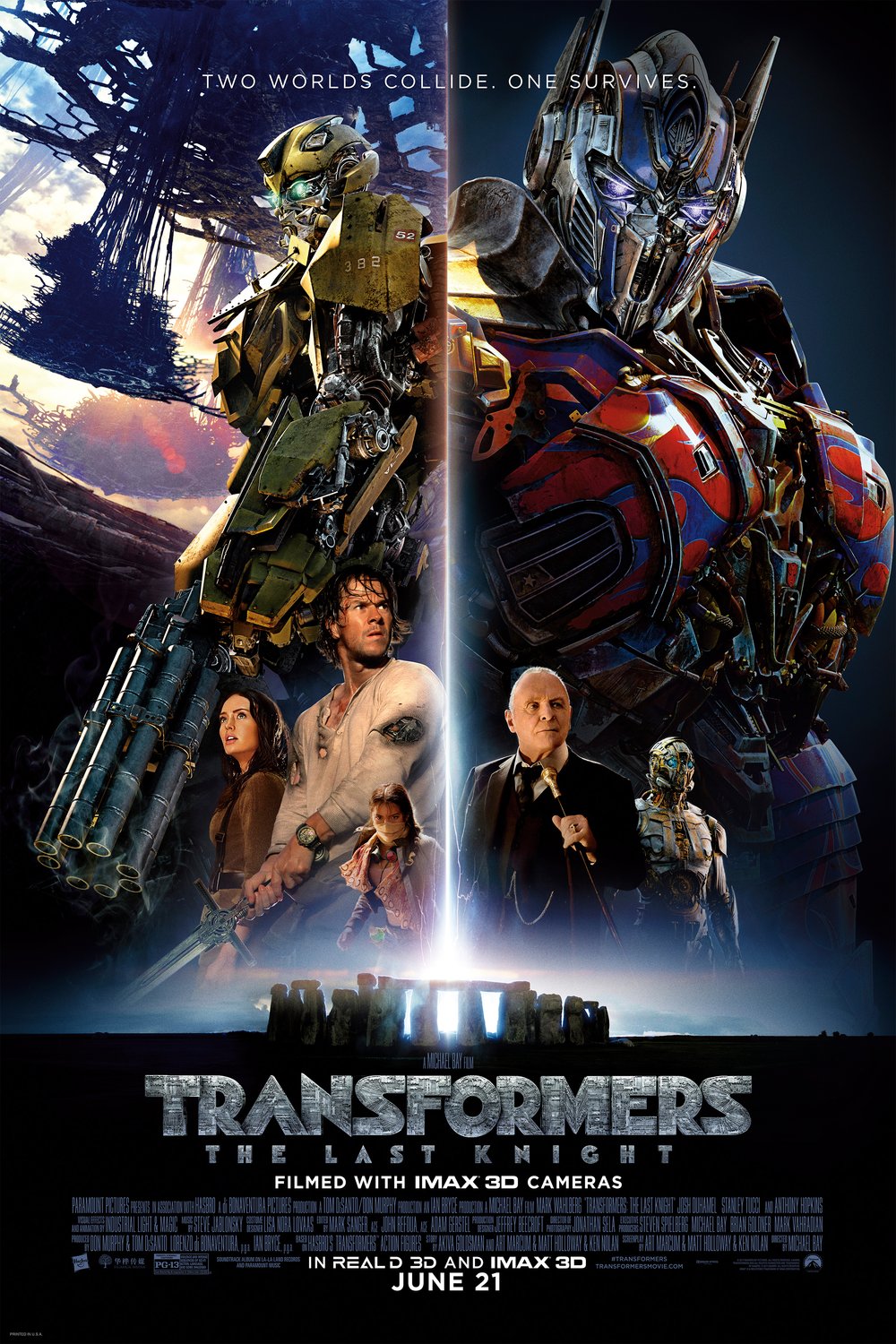 L'affiche du film Transformers: The Last Knight