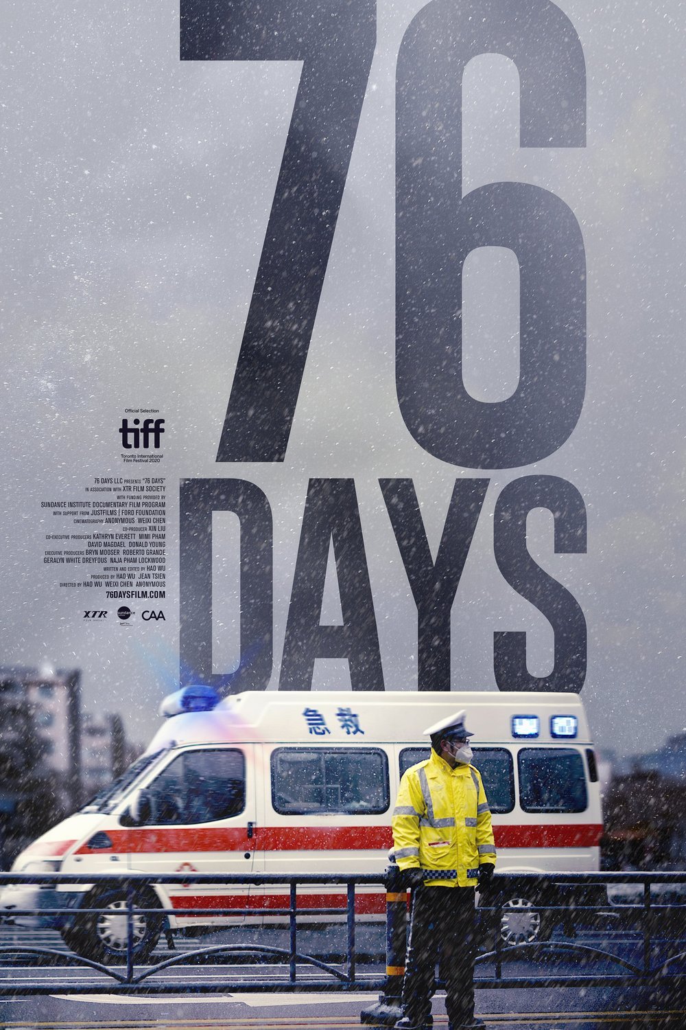 L'affiche du film 76 Days [2020]