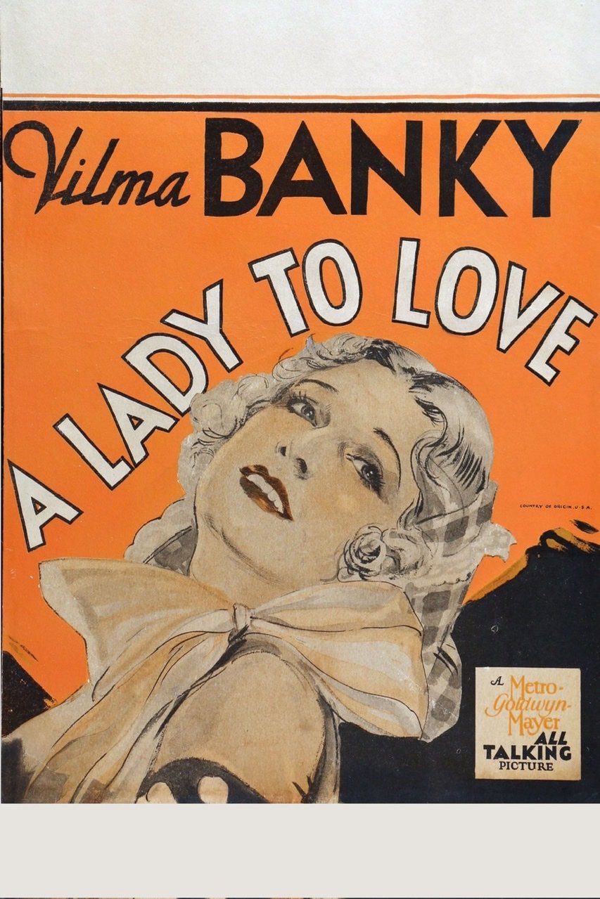 L'affiche du film A Lady to Love
