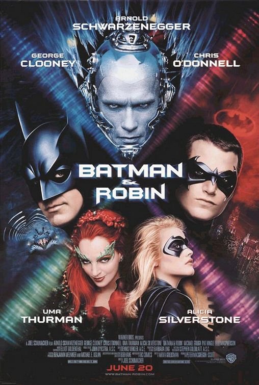 L'affiche du film Batman & Robin