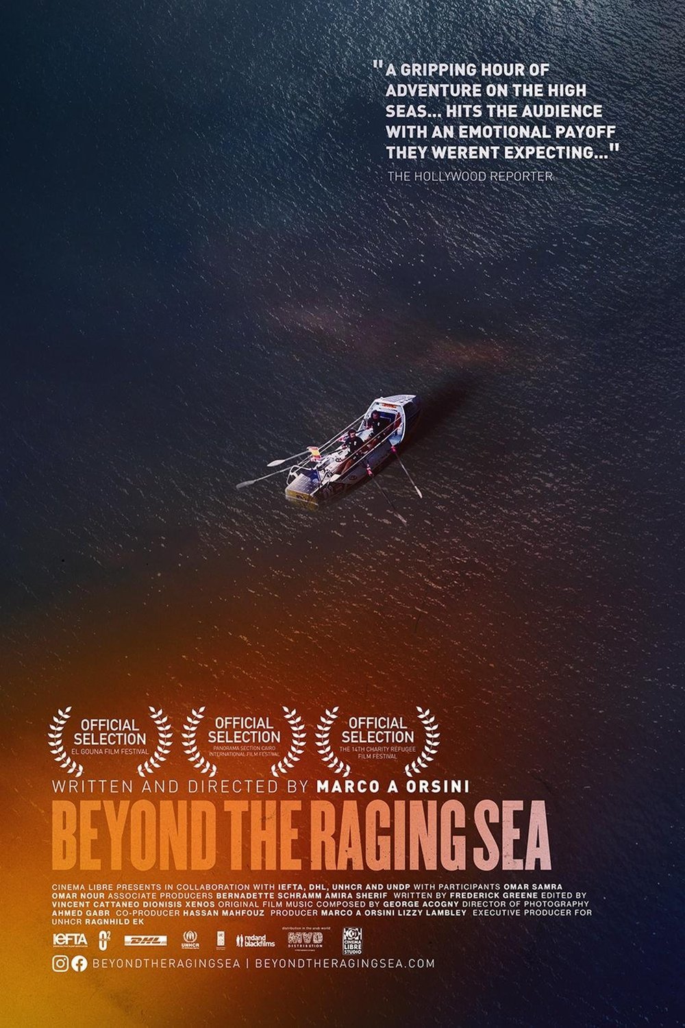 L'affiche du film Beyond the Raging Sea