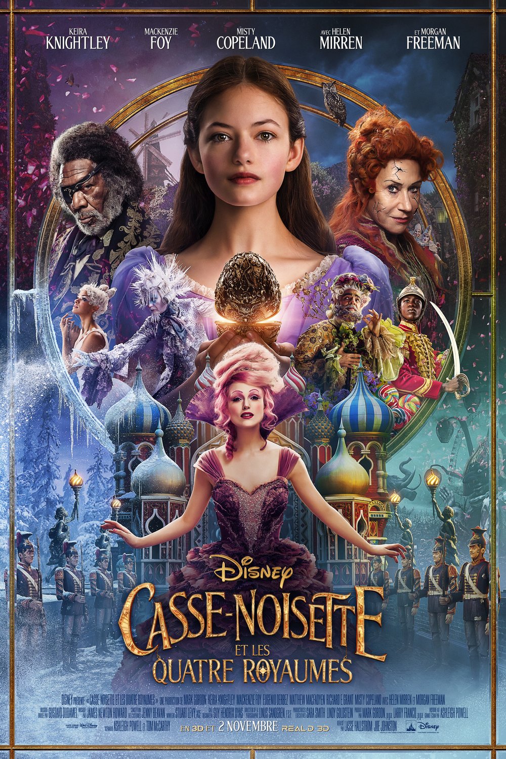 L'affiche du film Casse-Noisette et les quatre royaumes