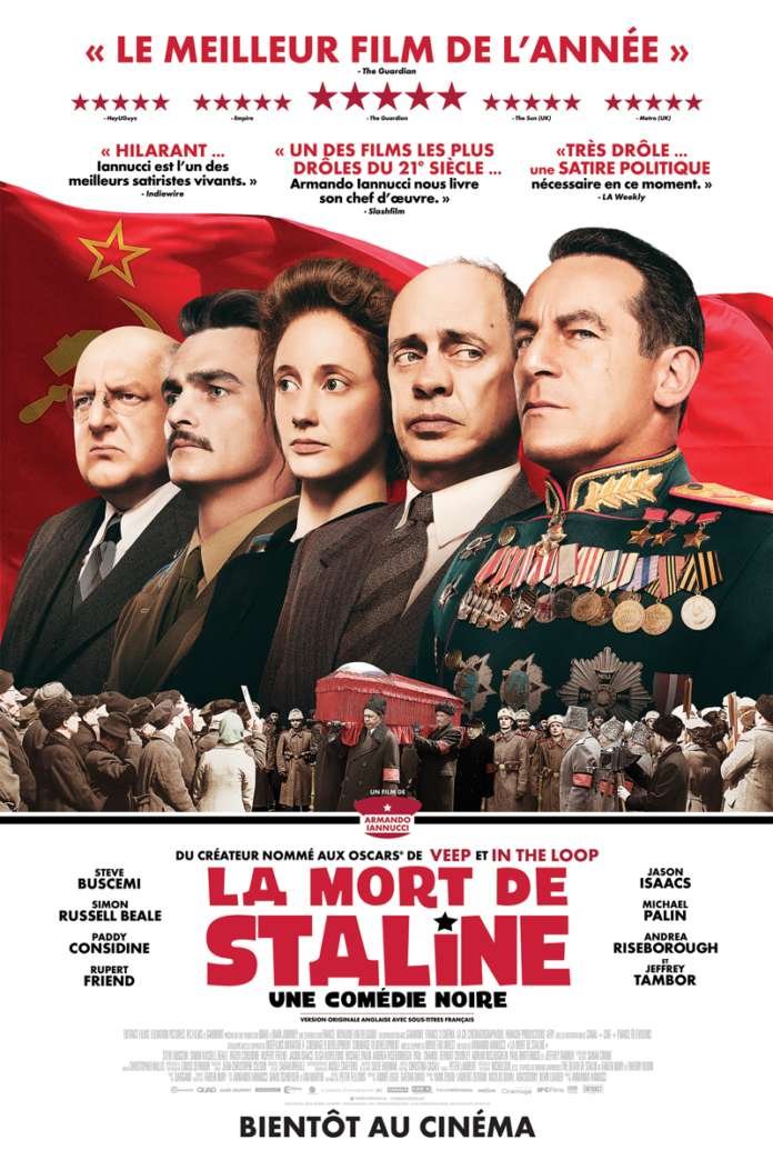 L'affiche du film La Mort de Staline