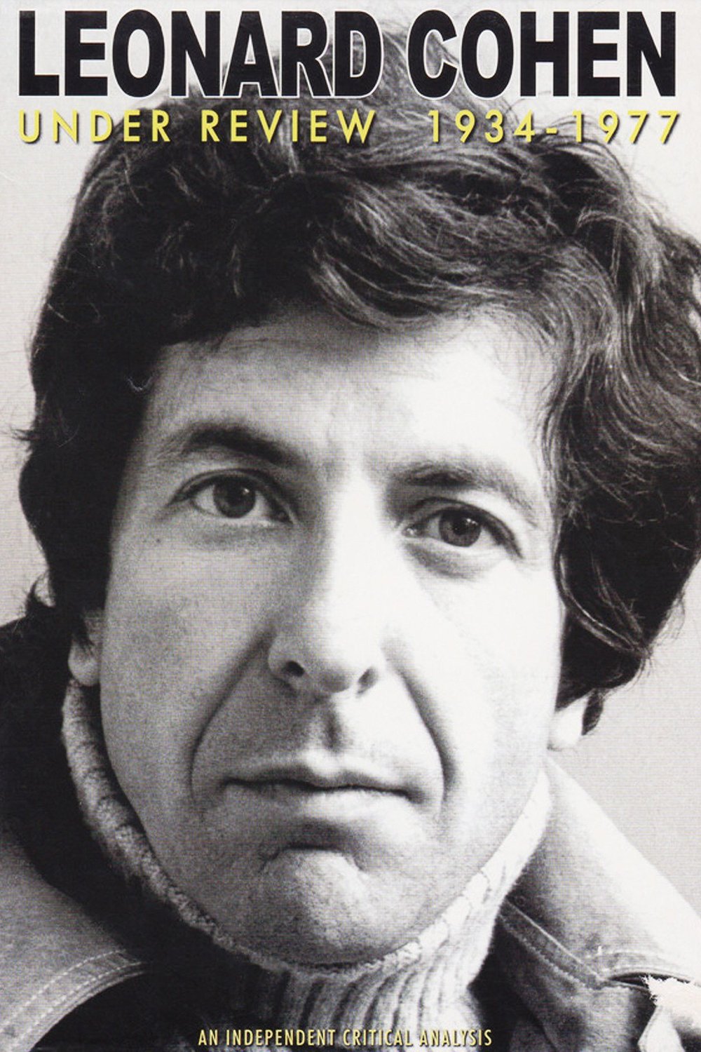 L'affiche du film Leonard Cohen: Under Review 1934-1977
