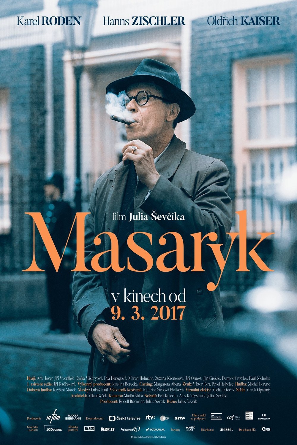 L'affiche originale du film Masaryk en tchèque