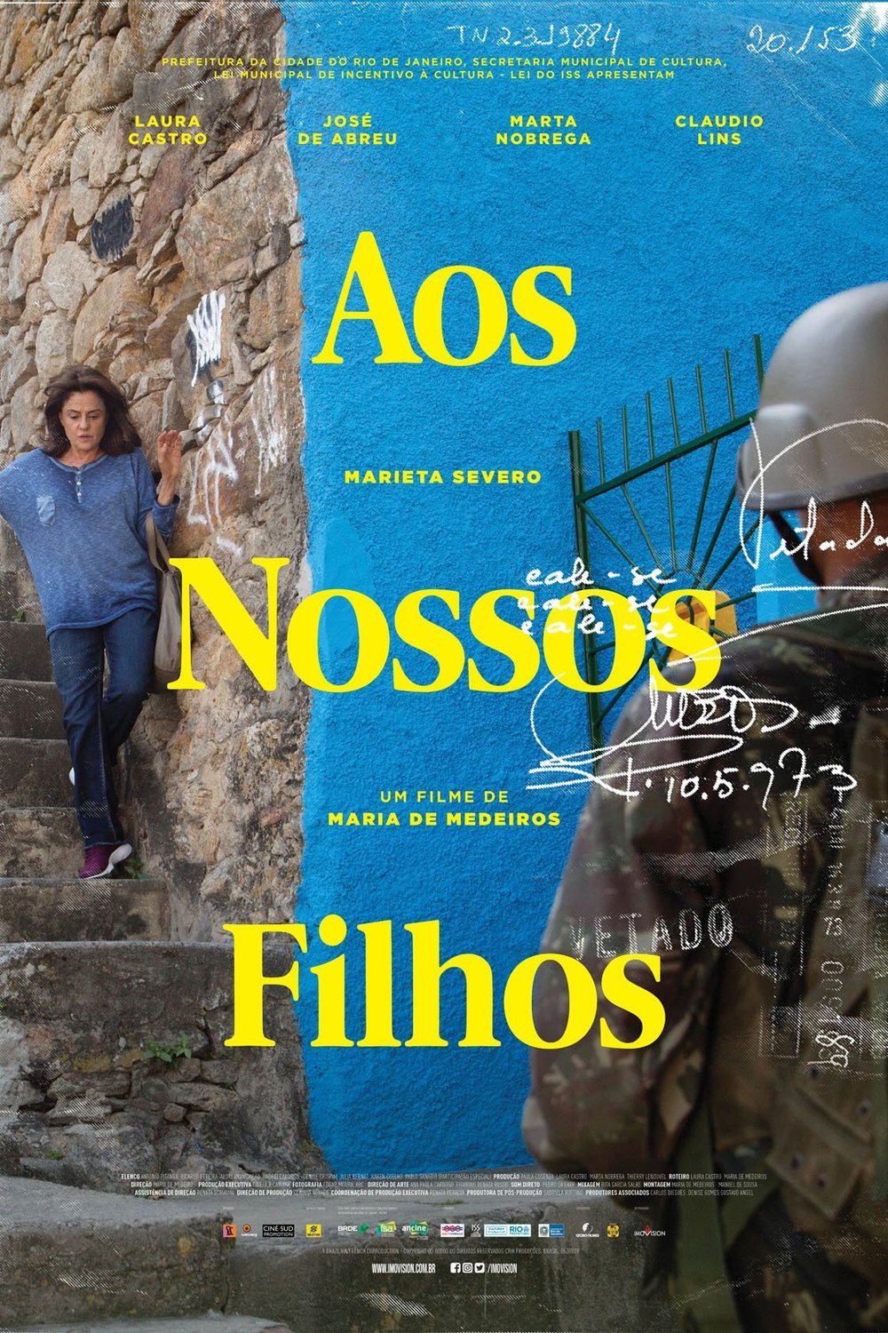 L'affiche originale du film À nos enfants en portugais