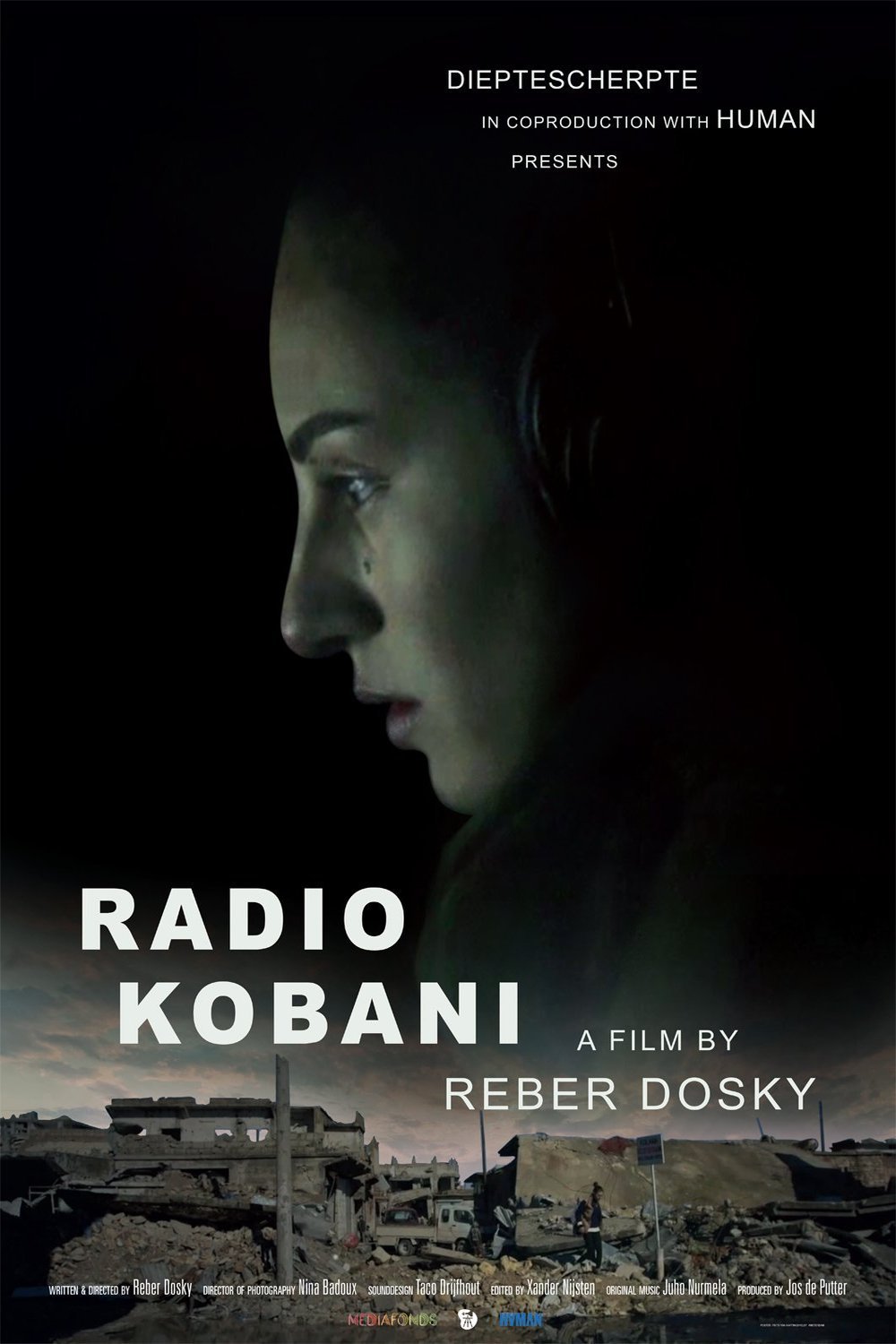L'affiche originale du film Radio Kobanî en Kurde