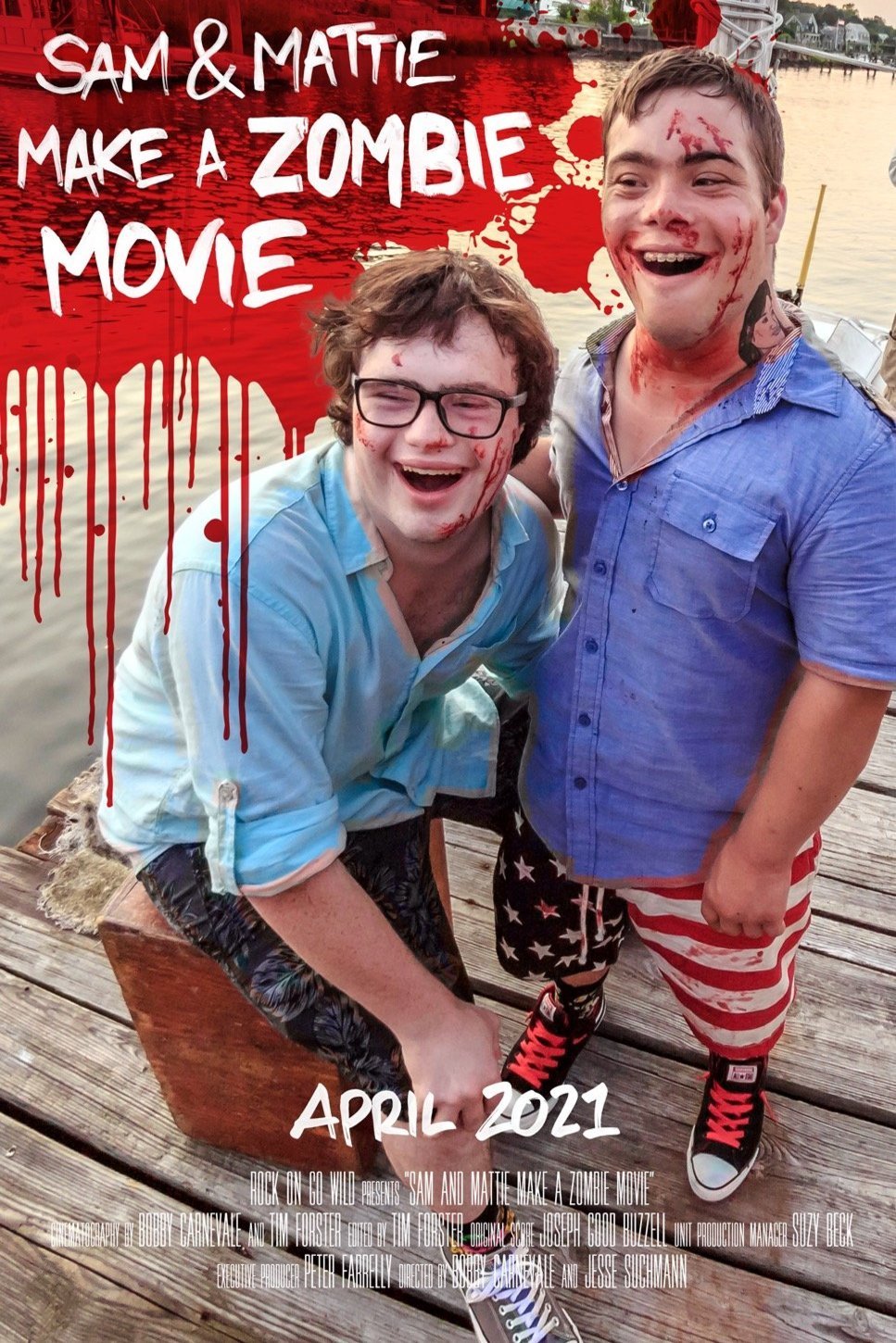 L'affiche du film Sam & Mattie Make a Zombie Movie
