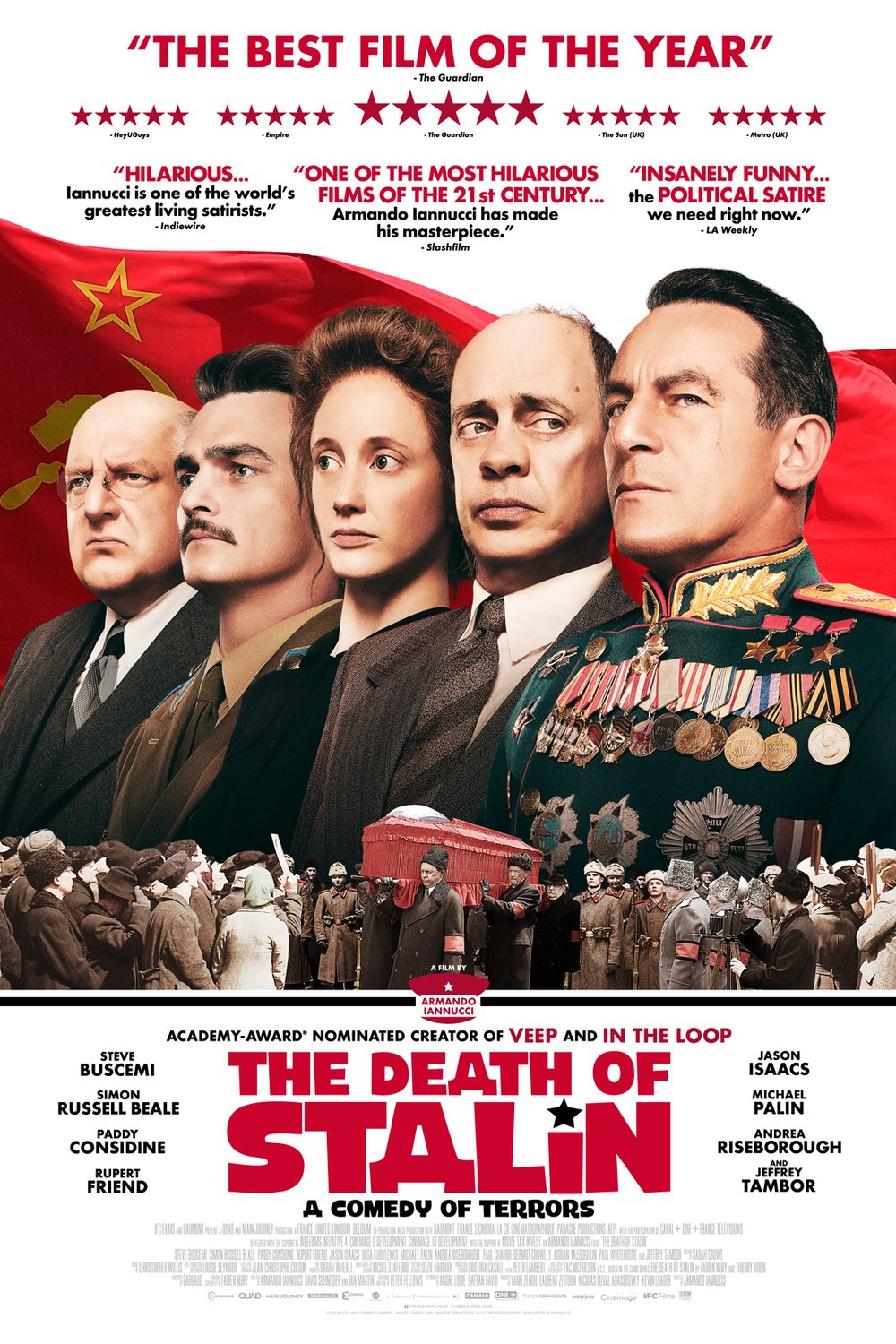 L'affiche du film The Death of Stalin